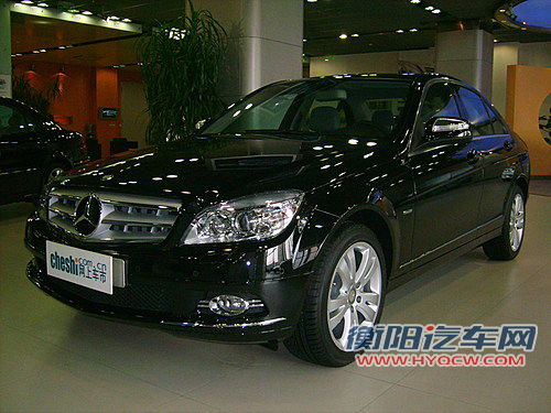 奔驰 C系 左前45度 