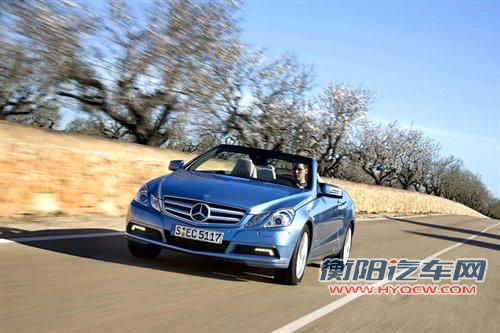 奔驰E 260 CGI敞篷跑车登陆中国 售价73.8万