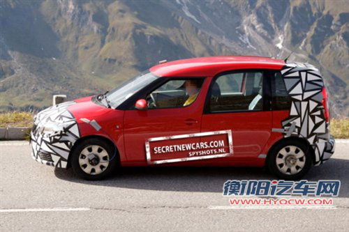 改款斯柯达晶锐Roomster谍照曝光 精巧实用