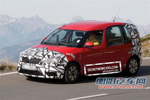 改款斯柯达晶锐Roomster谍照曝光 精巧实用