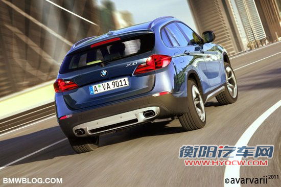 前置前驱？宝马小型化SUV车型X0效果图公布