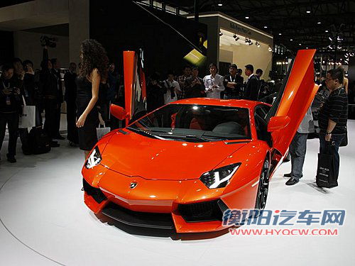 兰博基尼 Aventador 车展