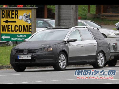 加高底盘/四轮驱动 跨界版帕萨特新谍照