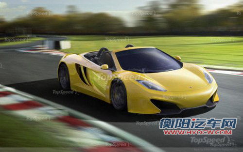 明年发布！迈凯轮MP4-12C Spyder曝光