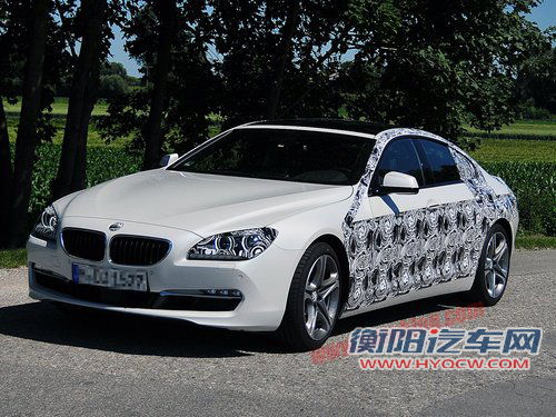 短时间再曝谍照 2013宝马6四门轿跑近拍