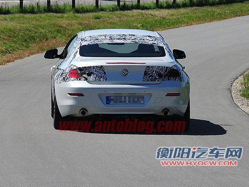 短时间再曝谍照 2013宝马6四门轿跑近拍