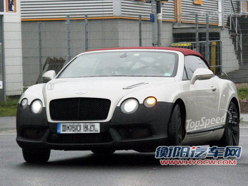 宾利GTC Speed改款谍照 搭W12双涡轮引擎