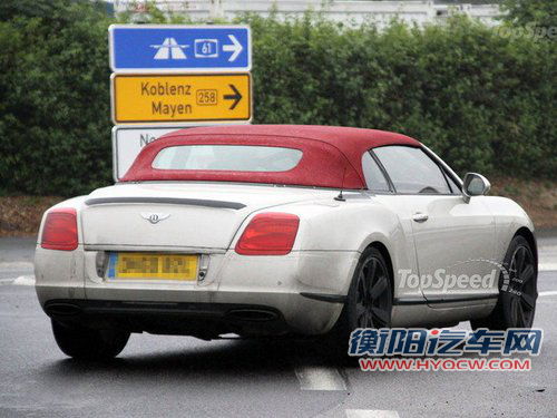 宾利GTC Speed改款谍照 搭W12双涡轮引擎