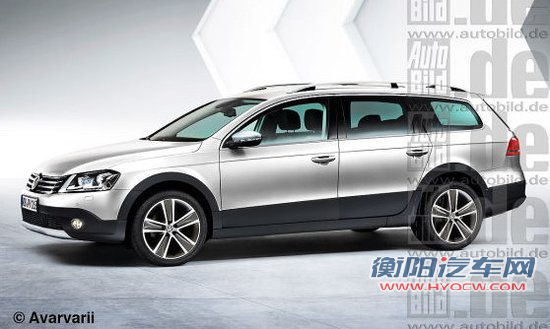 底盘升高 曝大众Passat Crossover效果图