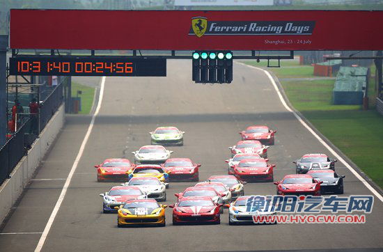 红色激情 2011法拉利赛道日嘉年华上海举行
