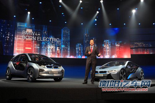 BMW i3与BMW i8概念车 全球首次亮相-图