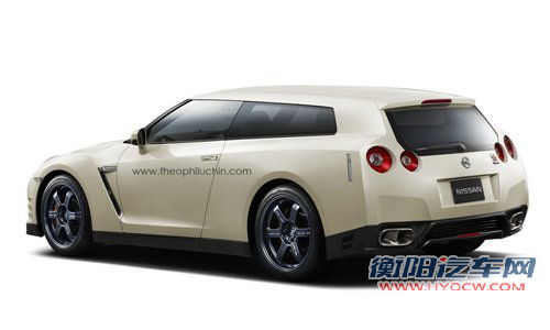 日产GT-R掀背版假想图曝光 仍显战神本色