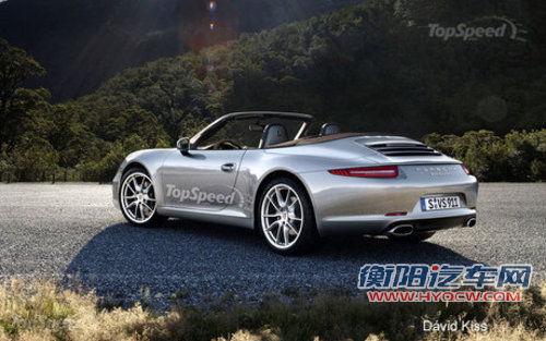 即将发布 曝全新保时捷911敞篷版渲染图