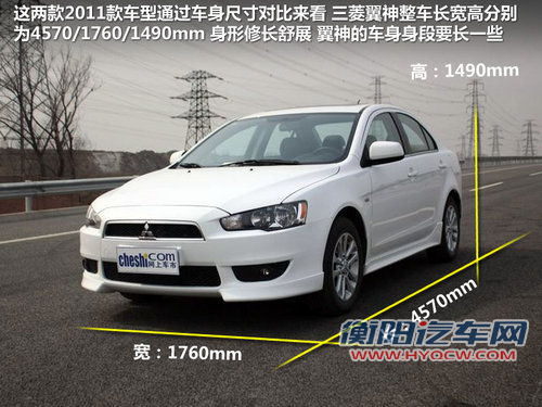 平民运动派 三菱翼神与福克斯静态对比解析 平民运动派 三菱翼神与福克斯静态对比解析