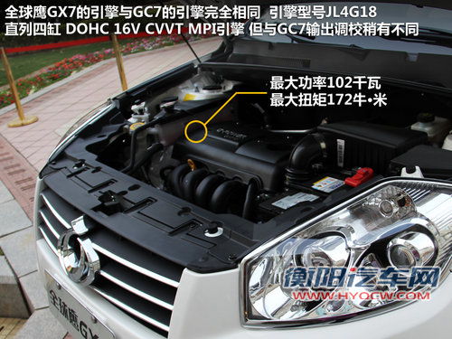 全系安全配置高 全球鹰GX7全系配置小曝光! 全系安全配置高 全球鹰GX7全系配置小曝光!