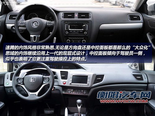 新一代的针锋相对 全新速腾详细对比新思域 新一代的针锋相对 全新速腾详细对比新思域