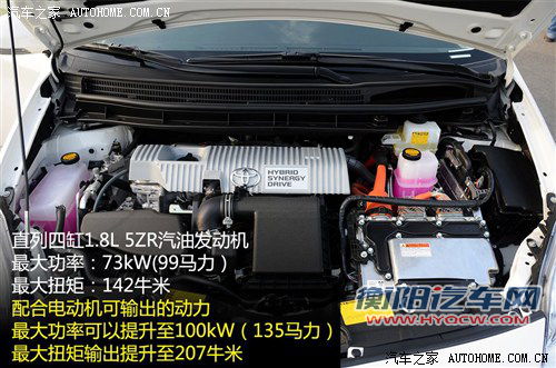 丰田 一汽丰田 普锐斯 2012款 1.8l 豪华先进版