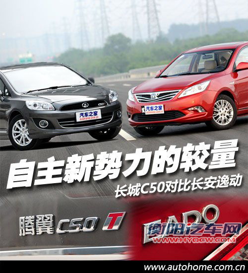 自主新势力的较量 长安逸动对比长城C50