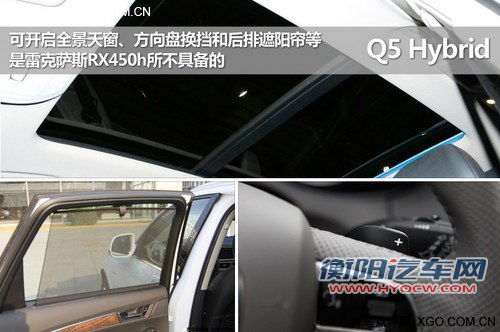 差价35万元 奥迪Q5与雷克萨斯RX混动对比