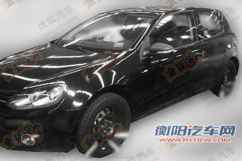 双门造型 疑似大众高尔夫7原型车曝光