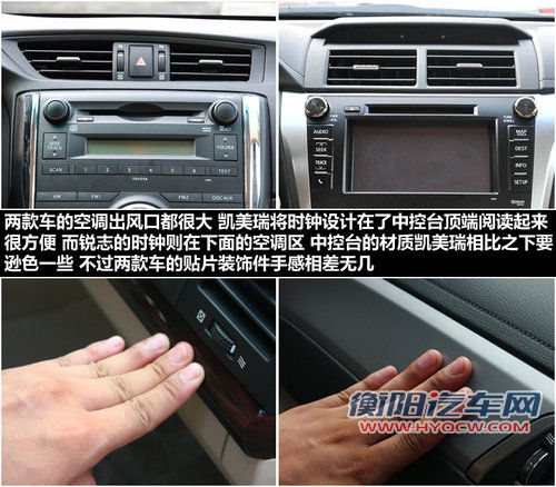 表里不如一 锐志风度版对比凯美瑞骏瑞