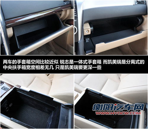 表里不如一 锐志风度版对比凯美瑞骏瑞