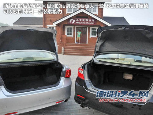 表里不如一 锐志风度版对比凯美瑞骏瑞