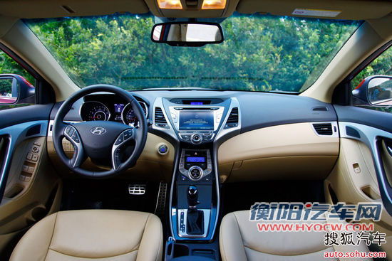 现代 朗动 实拍 内饰 图片