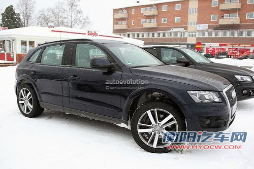 奥迪Q6底盘测试车首曝光 对手直指宝马X6
