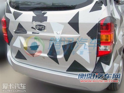 内部代号C3 曝比亚迪首款微面车型谍照