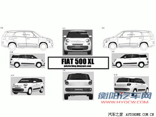 7座/明年量产 菲亚特500XL更多消息 汽车之家