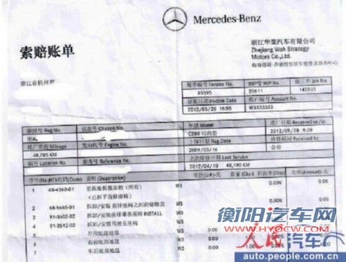 北京奔驰C甲醛超标4倍多 车主戴口罩开车