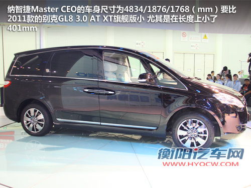 差价1万 纳智捷Master CEO对比别克GL8