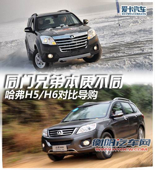同门兄弟本质不同 哈弗H5/H6对比导购