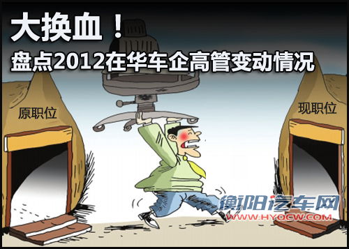 大换血！盘点2012在华车企高管变动情况