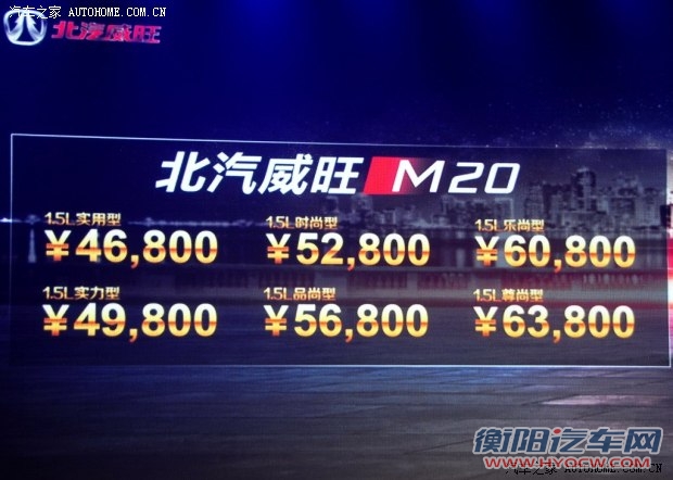 北汽威旺北京汽车北汽威旺M202013款 1.5L 实用型