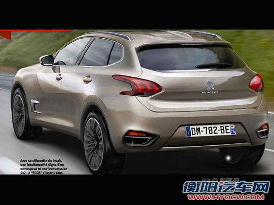 标致全新SUV 6008曝光 或明年亮相