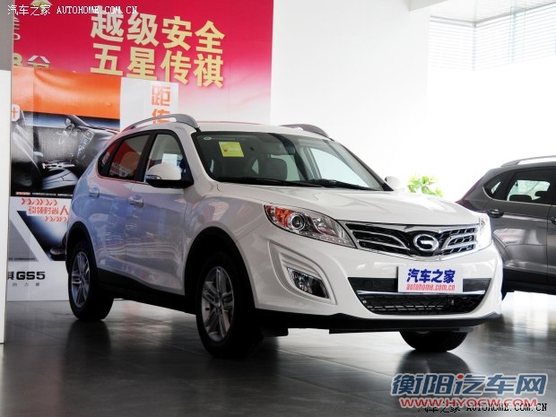 广汽传祺广汽乘用车传祺GS52012款 2.0L 手动两驱舒适版