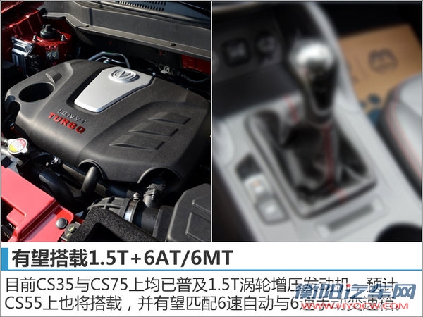 长安CS55实车曝光 搭1.5T/竞争传祺GS4-图5